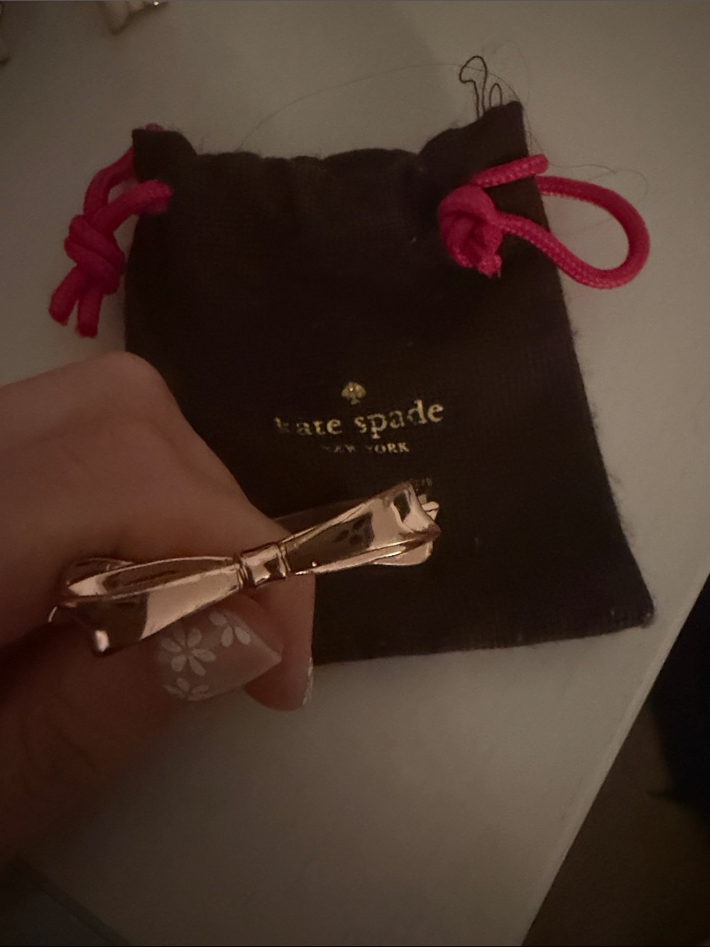 kate spade Rose Gold Bow bracelet